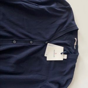 Xxl navy blue MONCLER mens cardigan